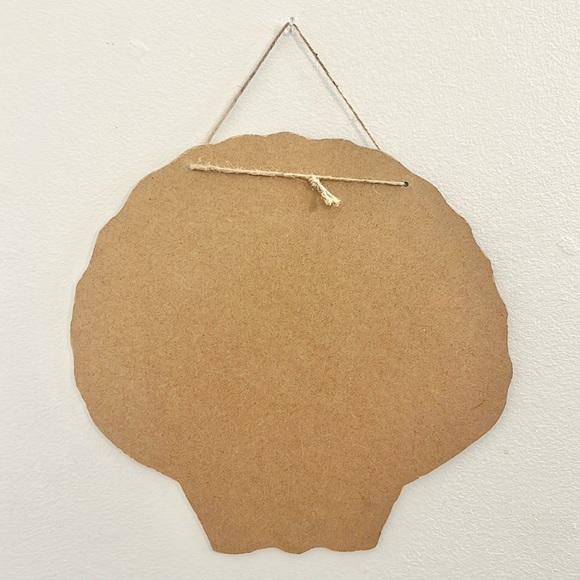 Relax Rustic Hanging Wood Shell - Picture 2 of 2